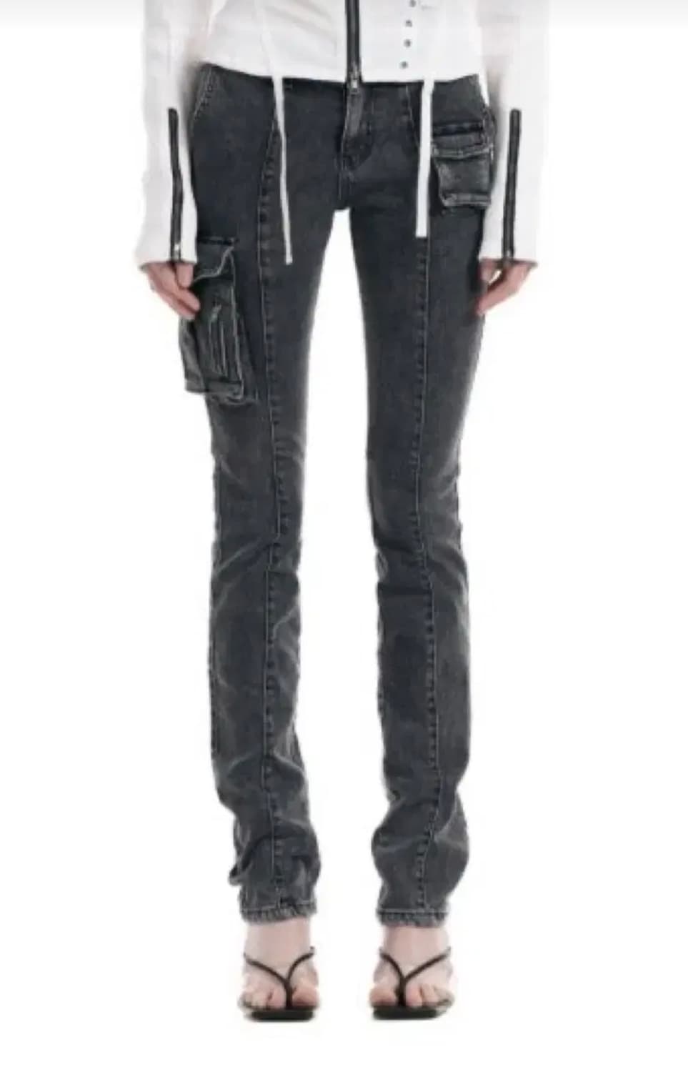 보헤미안서울 VINTAGE CARGO POCKET DENIM 카고 빈티지 상품이미지1
