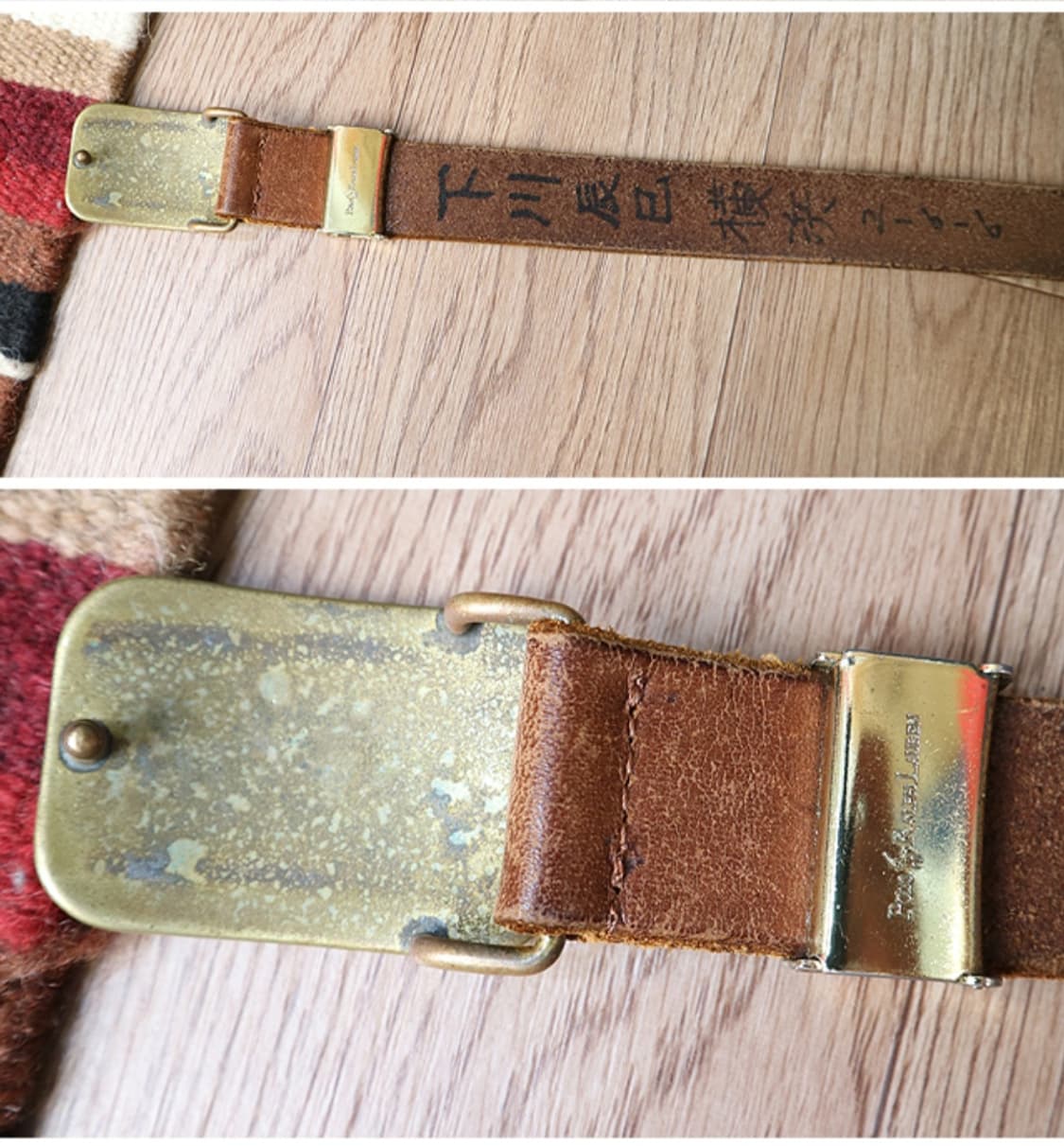 polo ralph lauren 폴로 랄프로렌 빈티지 가죽 벨트  

 상품이미지5