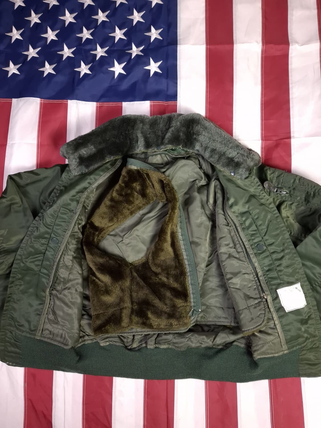 새제품 오리지날 서울의봄 80's 국군용 MA-1 항공점퍼 상품이미지8