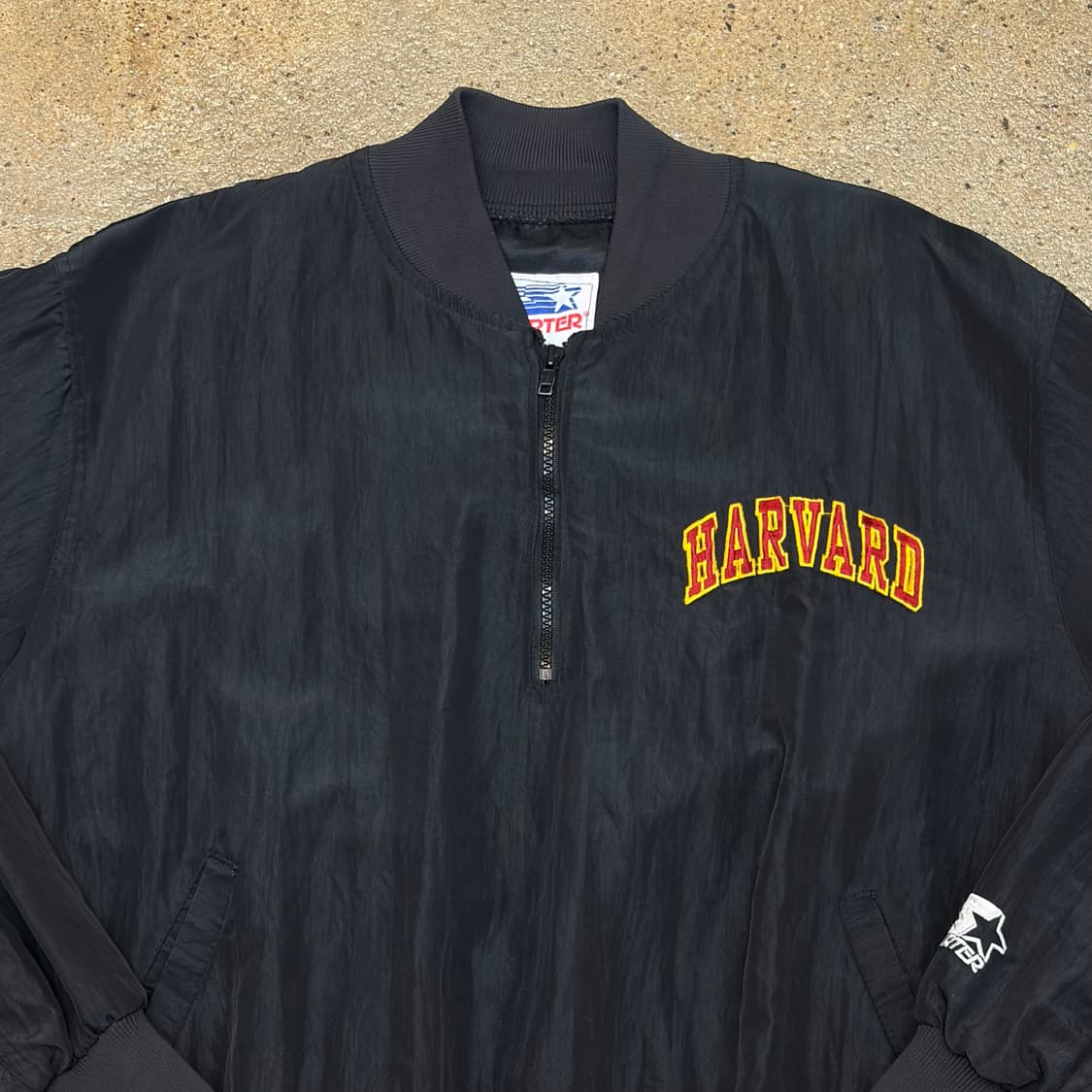 90s Made in USA 빈티지 스타터 하버드 아노락 바람막이 상품이미지3