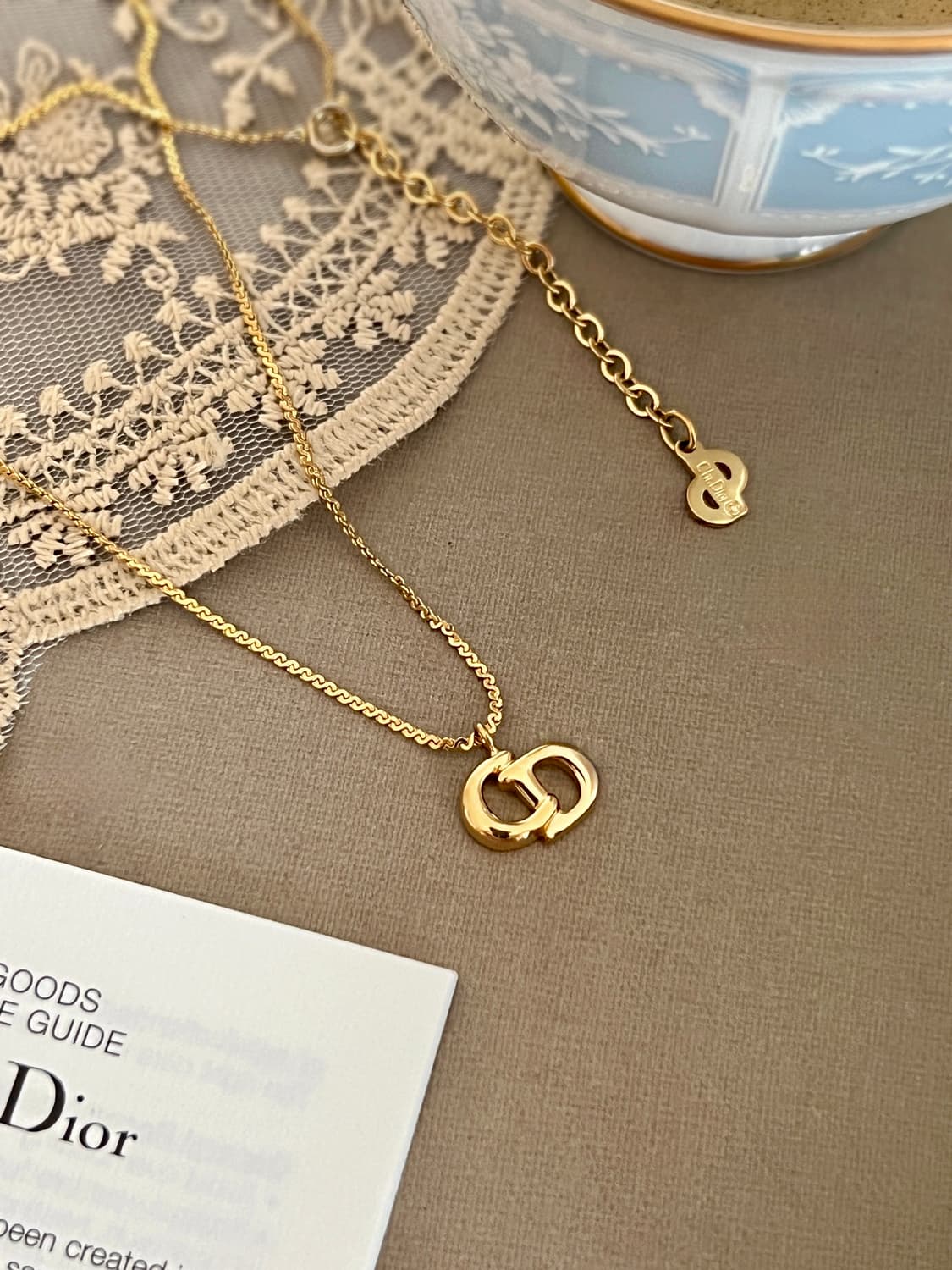 디올 CD로고 목걸이 / 정품감정,케어  상품이미지7