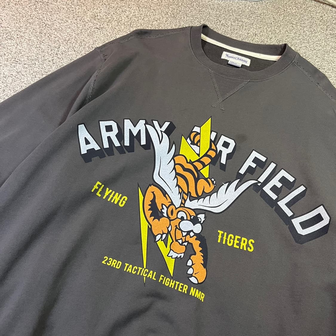 네이머클로딩 빅로고 맨투맨 상품이미지2