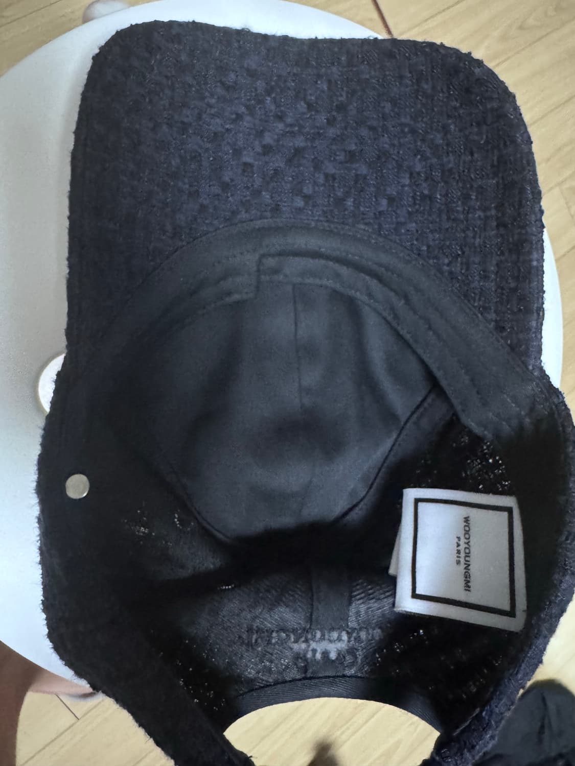 우영미 트위드 볼캡 상품이미지4