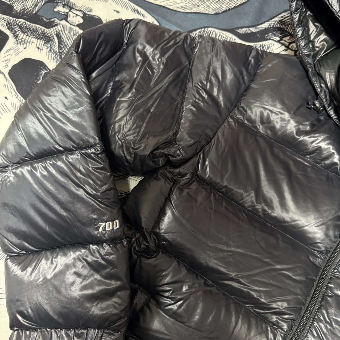 노스페이스700 구스다운  패딩 95 XL 사이즈  상품이미지3