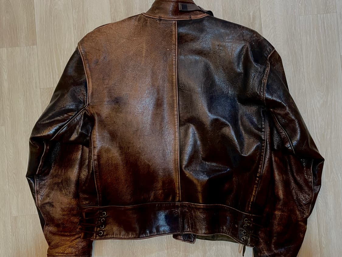 스웨덴 밀리터리 모터사이클 자켓 40s(two-tone) 상품이미지2