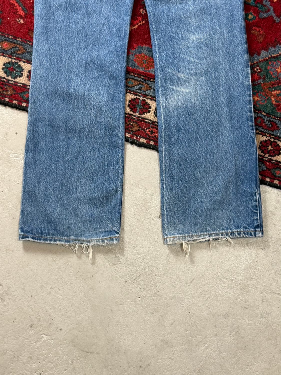 90's USA Made 빈티지 리바이스 517 오렌지탭 부츠컷 데님 상품이미지8