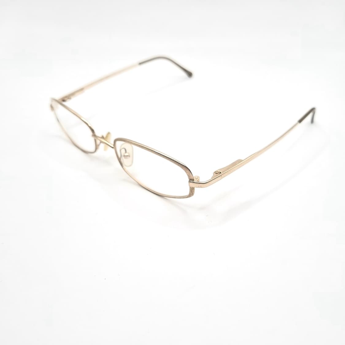 진열상품  긱시크 라운드 사각 무광골드 359 상품이미지3