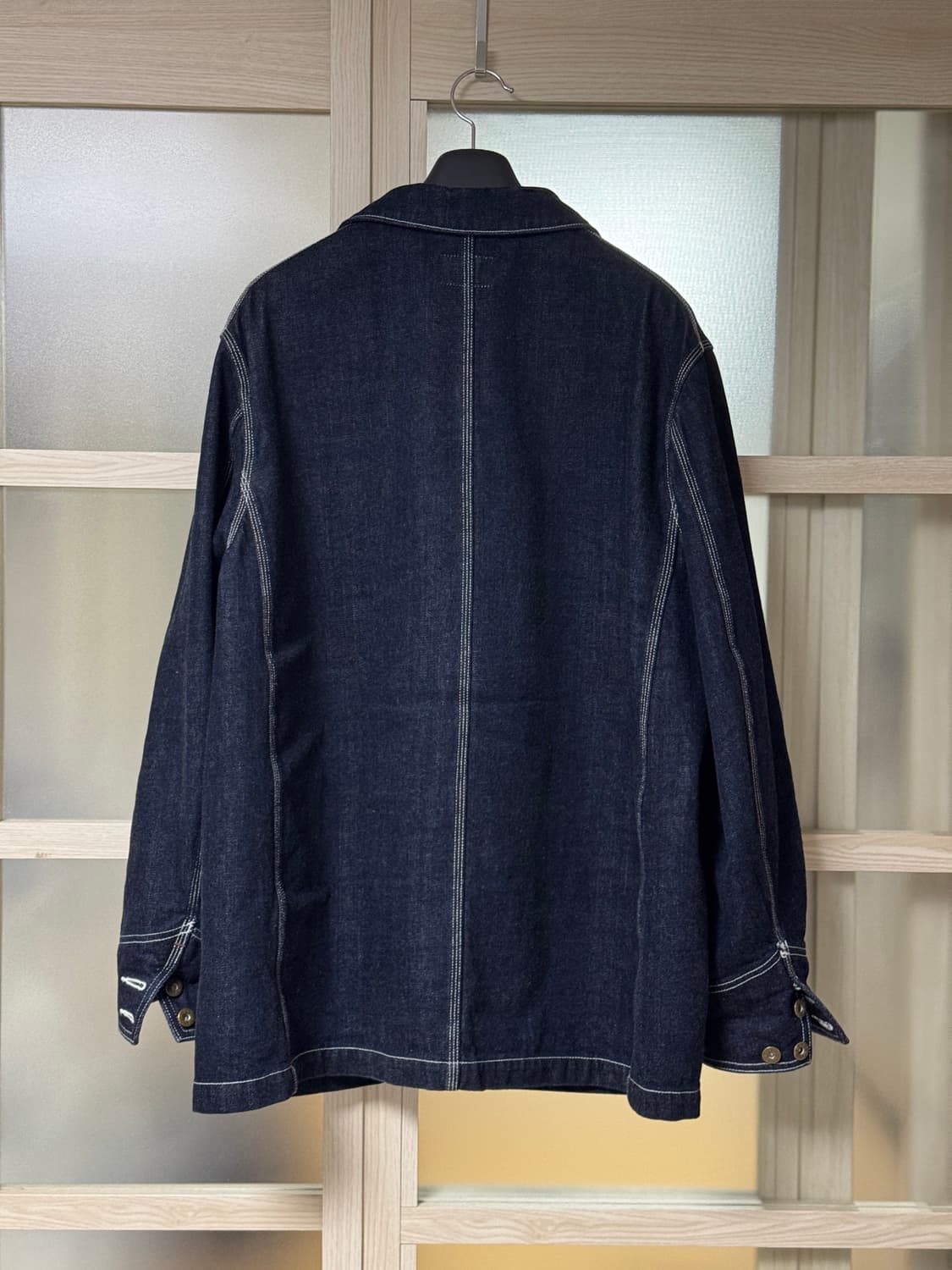 BANTS BGS 13oz 데님 커버올 자켓 인디고 상품이미지3