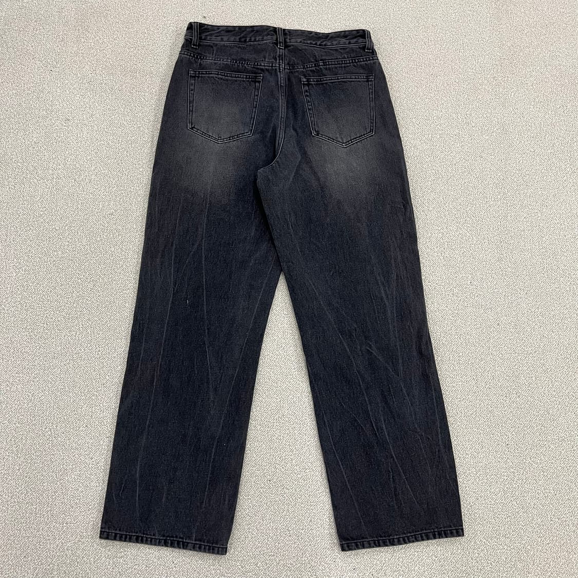 [31] 무신사스탠다드 워시드 블랙 데님 청바지 0105M1 상품이미지4