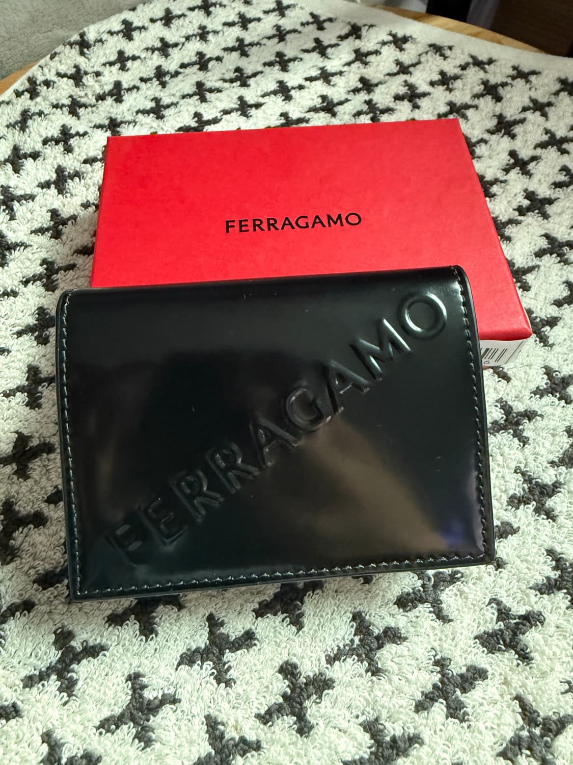 페라가모 블랙 카드지갑☆새제품 풀박스 상품이미지1
