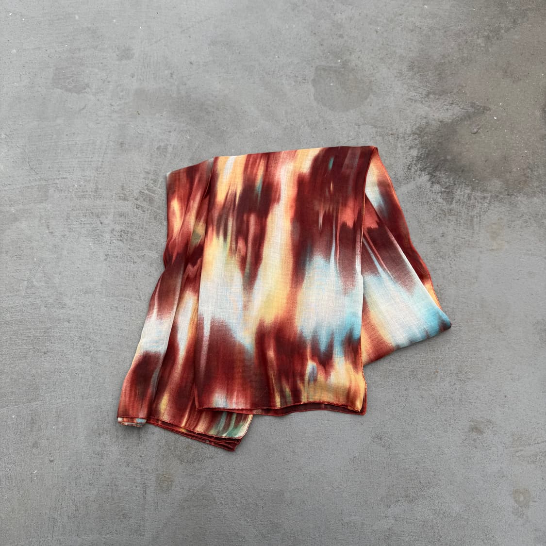 빈티지 빅 나염 스카프 상품이미지2