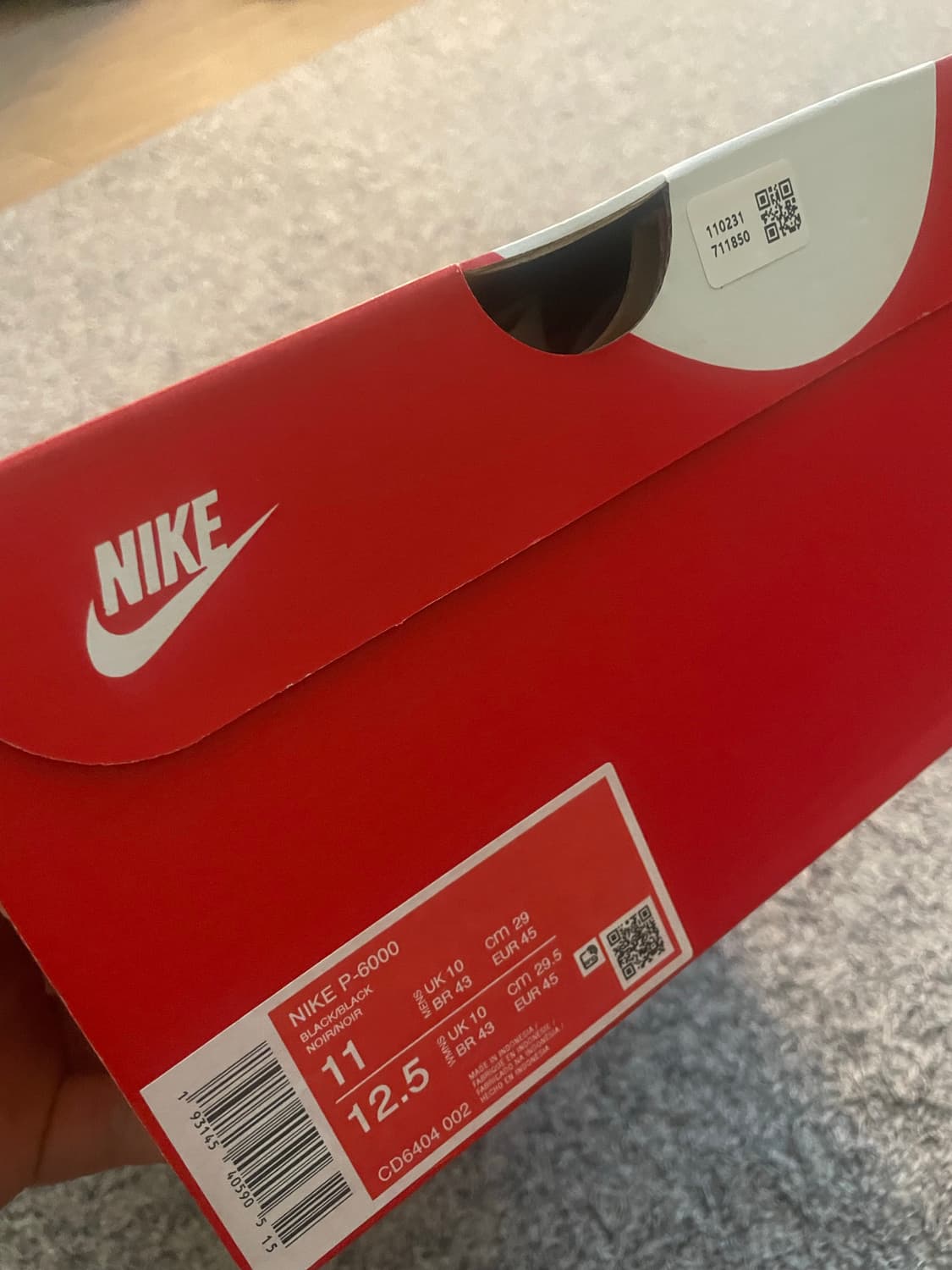 나이키 p-6000 블랙 290mm 상품이미지8