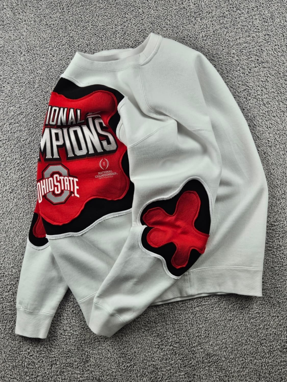 오하이오스테이트 아플리케 커스텀 맨투맨 스웻 셔츠 ( M ) / 9346 상품이미지3