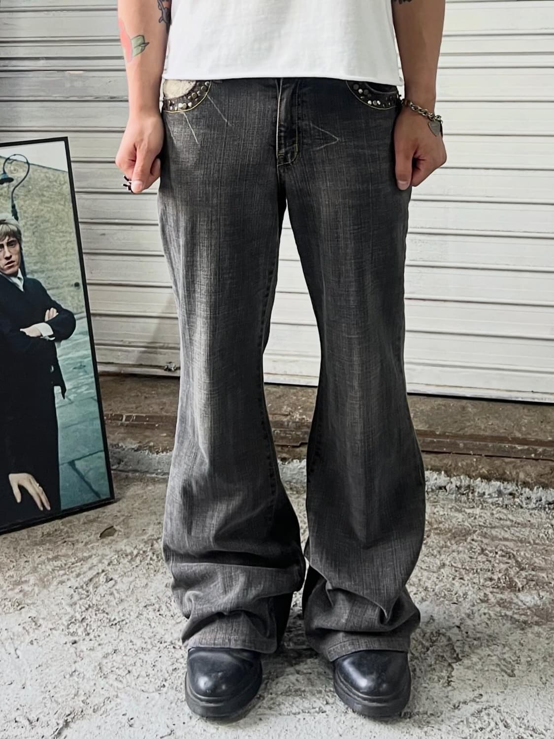 Serafino bell bottom jean 상품이미지2