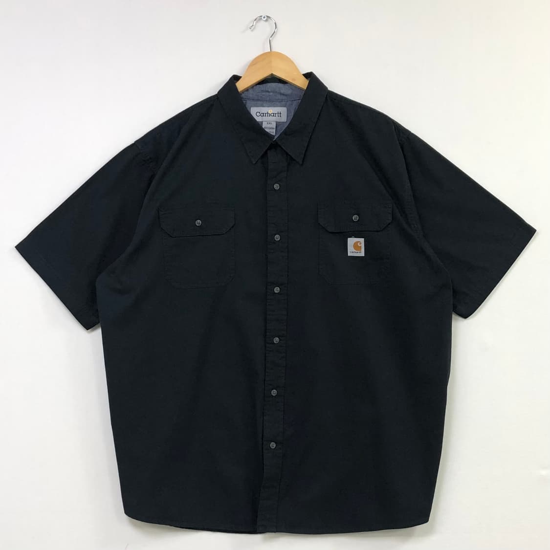 Xxl 칼하트 블랙 워크 셔츠 상품이미지2