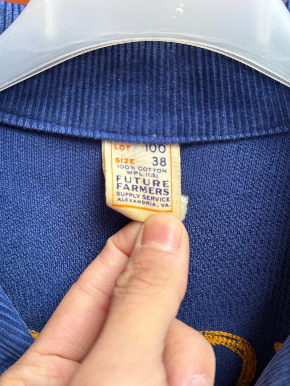 빈티지 FFA 코듀로이 블루종 자켓 made in Usa 60s 상품이미지3