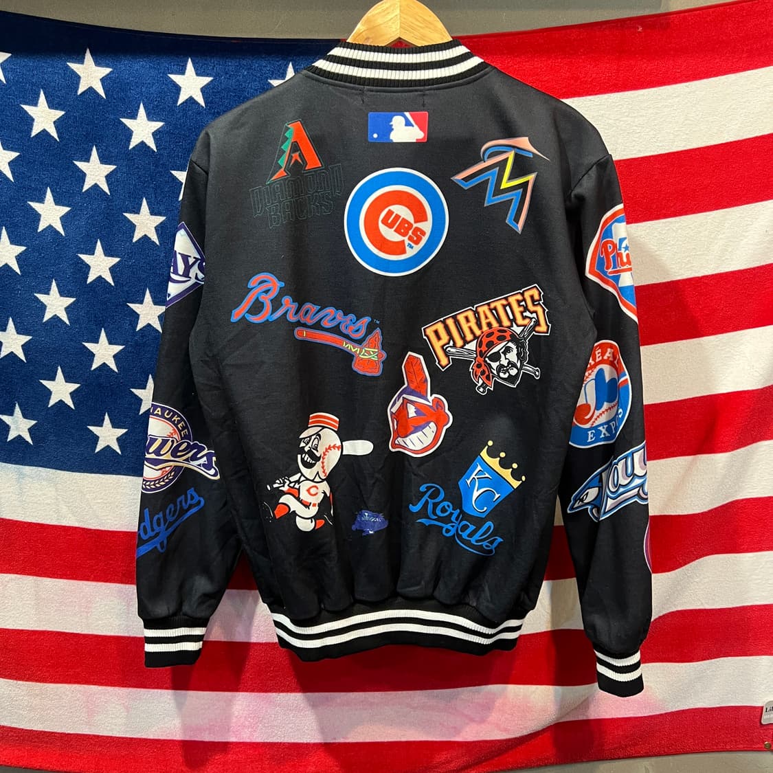 (XL)HBAT MLB팀 패치 자켓 상품이미지2