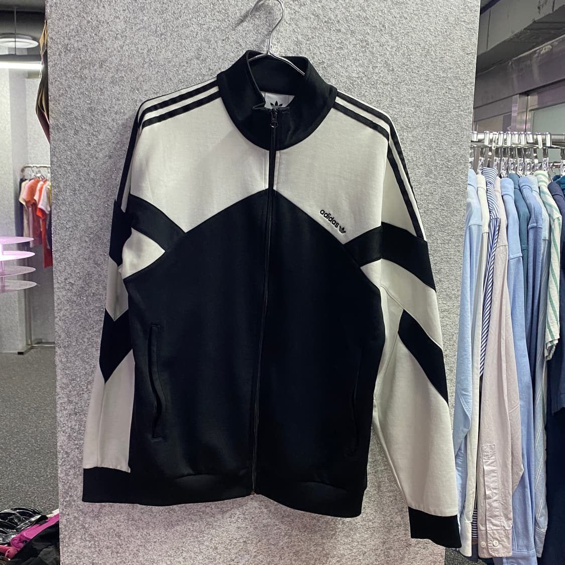 아디다스 팔매스톤 트랙탑 배색 져지 B3343 상품이미지2