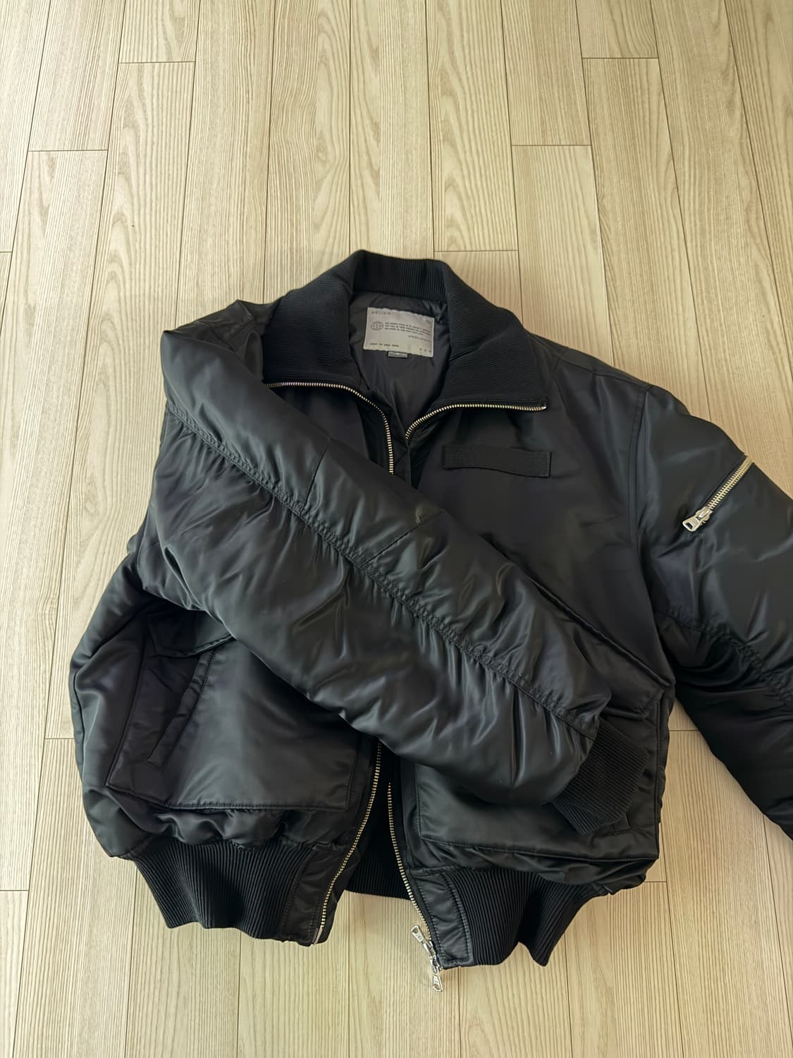 벨리에 랜더 플라이트 자켓 블랙 100 상품이미지2