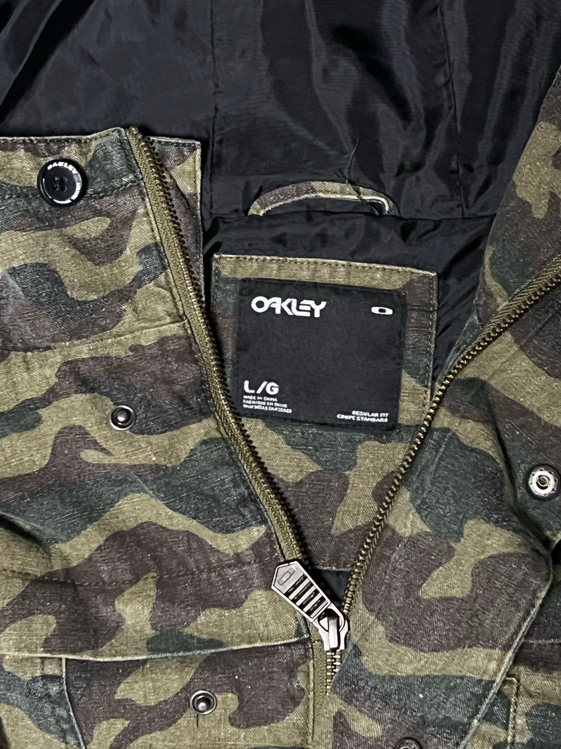 Oakley vintage camouflage hooded jacke 상품이미지4