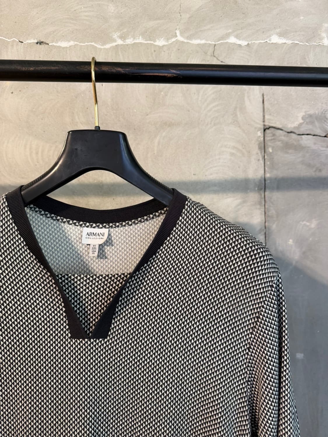 아르마니 꼴레지오니 저지 패브릭 티셔츠 105 상품이미지4