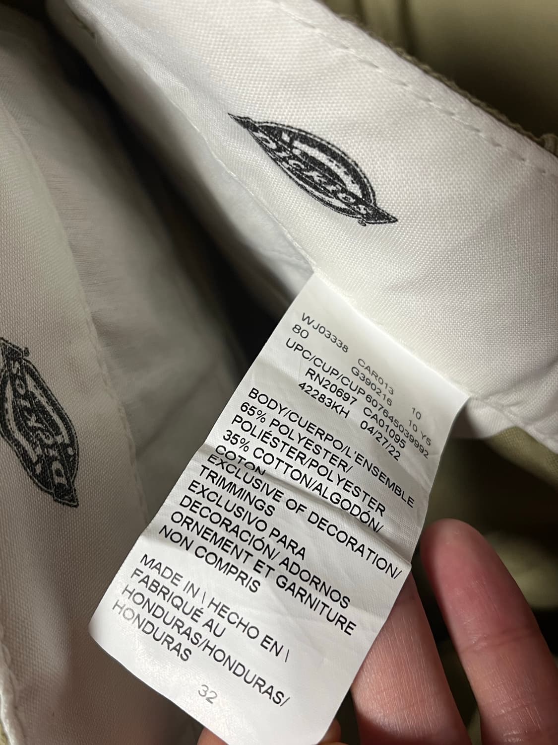 디키즈 42283 루즈핏 워크쇼츠 카키 32사이즈 상품이미지4