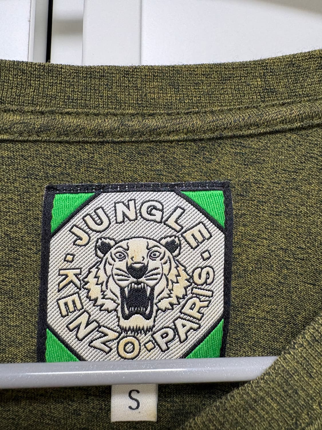 겐조 타이거 반팔 티셔츠 S 카키 상품이미지3