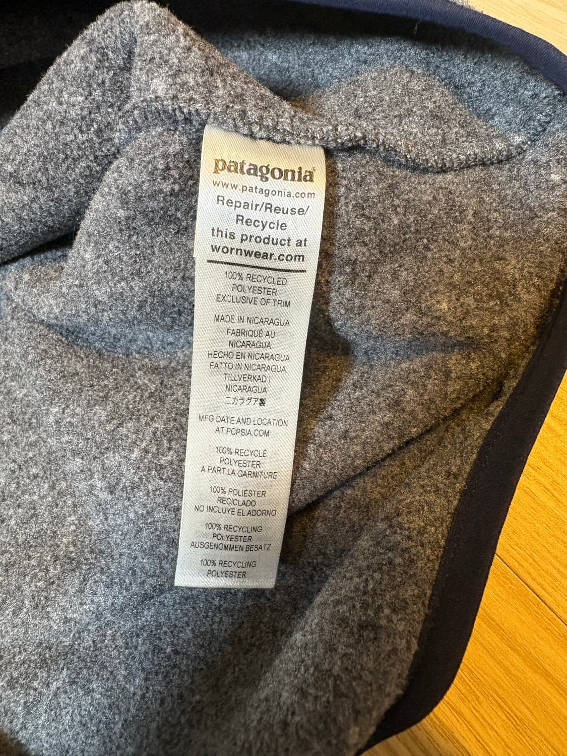 patagonia 파타고니아 신칠라 헤비웨이트 니켈네이비 XL 팝니다 상품이미지6