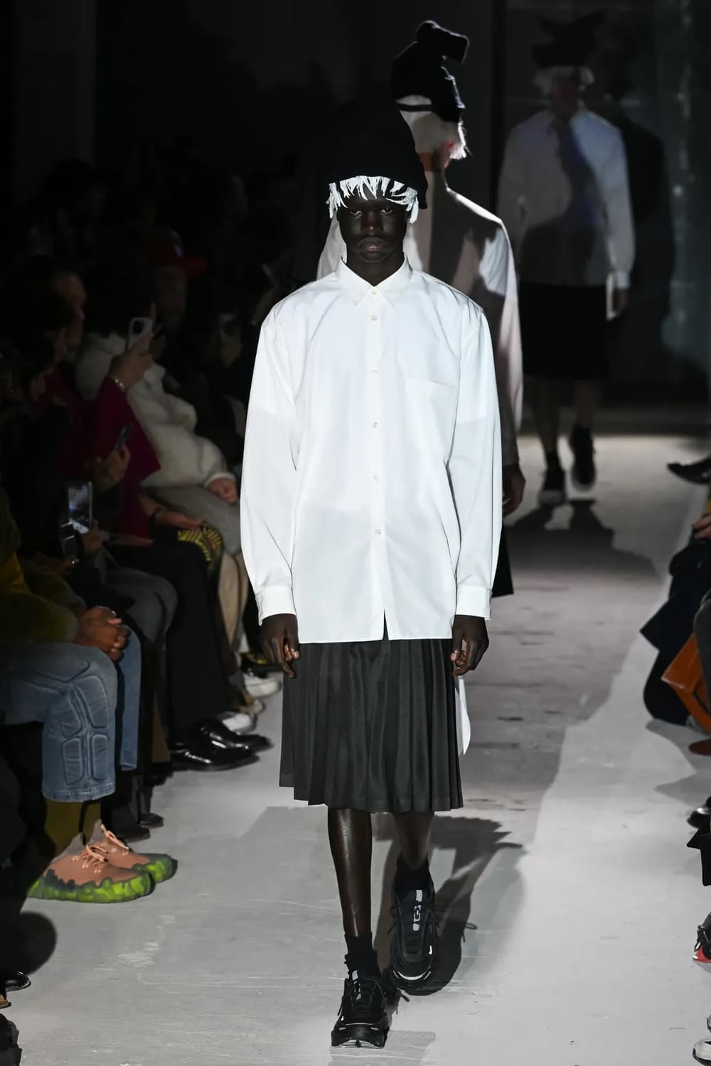 24aw 꼼데가르송 옴므플러스 연미 폴리셔츠 s 상품이미지4