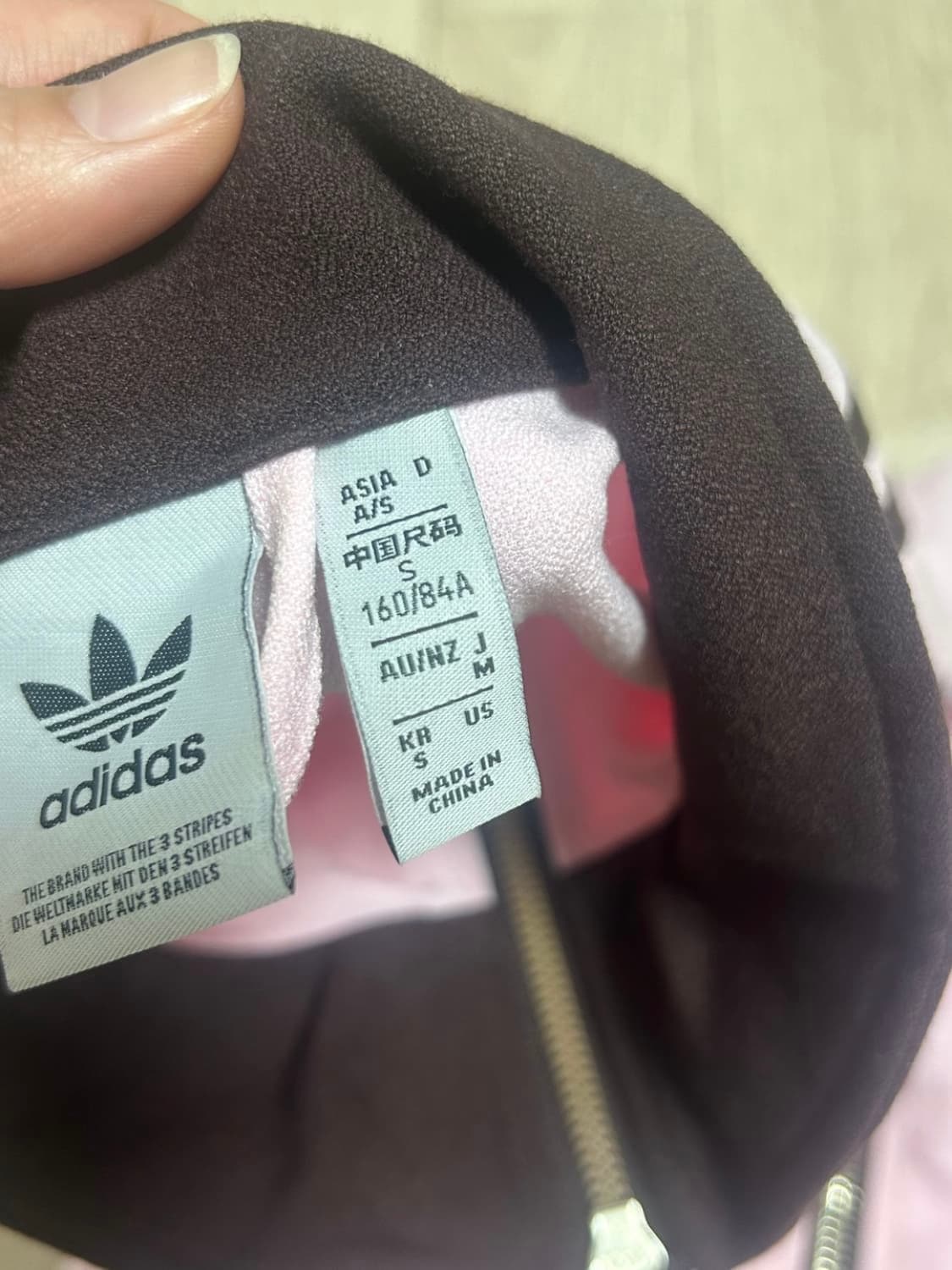 아디다스 베켄바우어 트랙탑 져지 핑크브라운 / s 상품이미지2