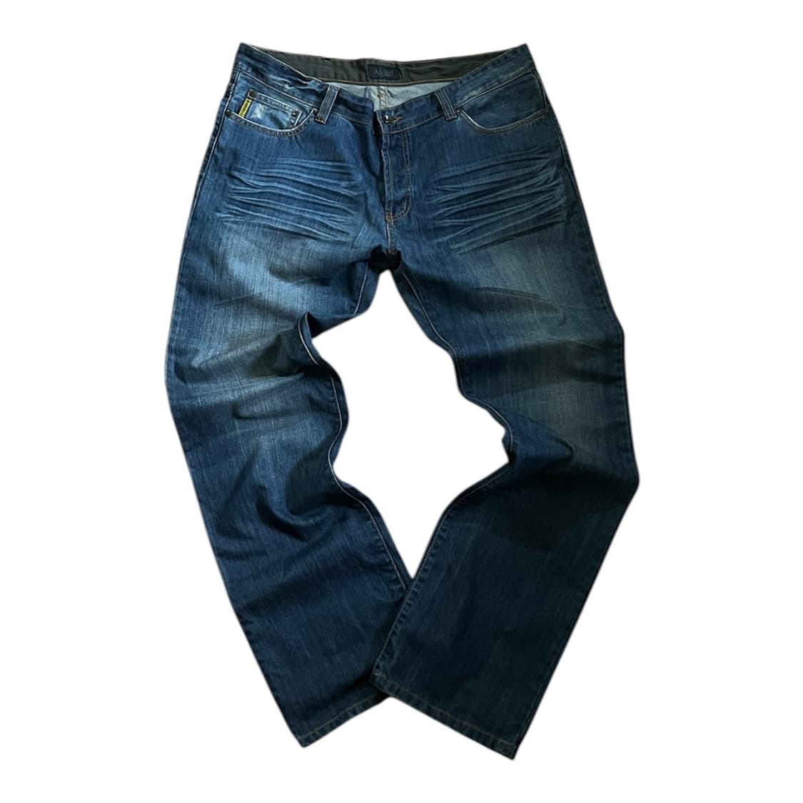 아르마니 진 롱스트레이트 자수 디테일 데님팬츠 상품이미지1