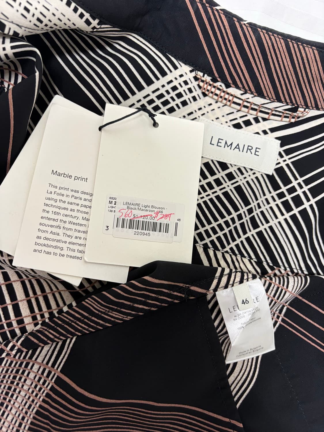 르메르 마카롱 블루종 46사이즈 상품이미지5