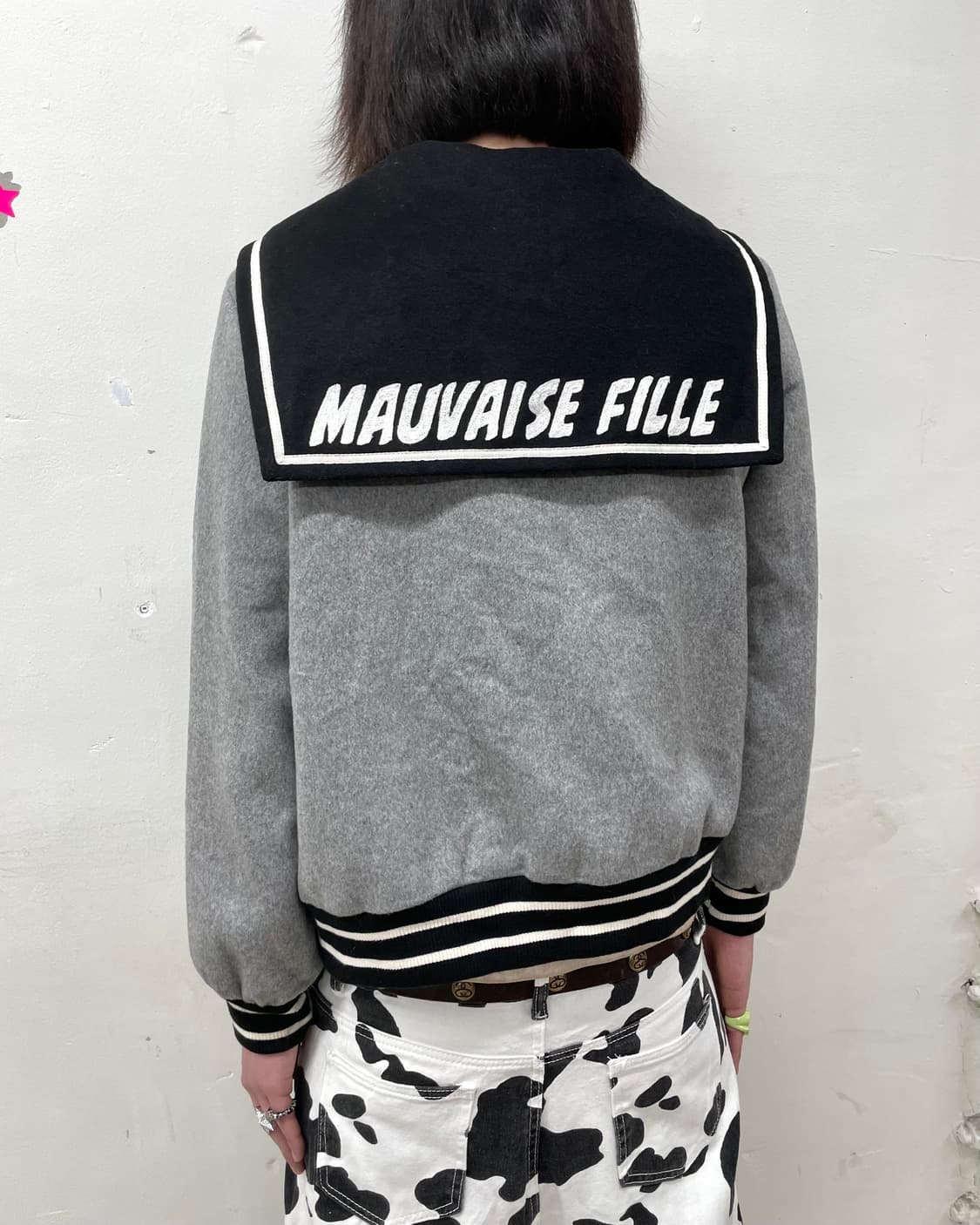 Betty Cape Gray Jacket 상품이미지4