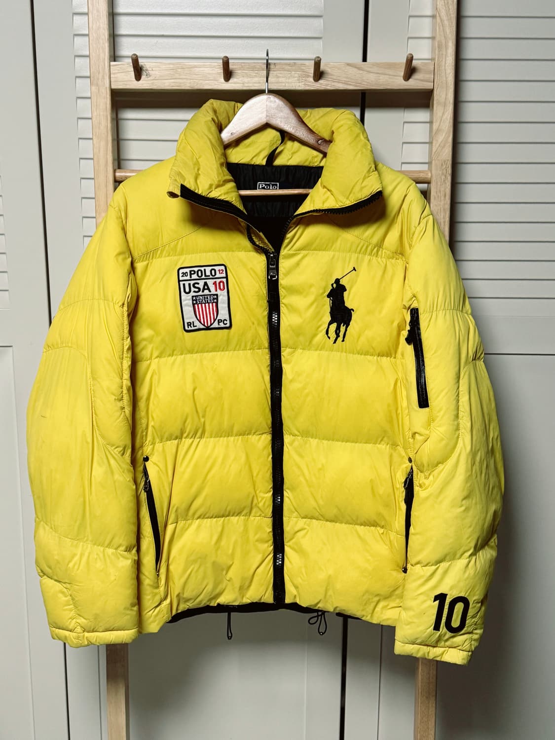 폴로 USA 성조기 빅포니 MA-1 푸퍼 패딩 자켓 상품이미지4