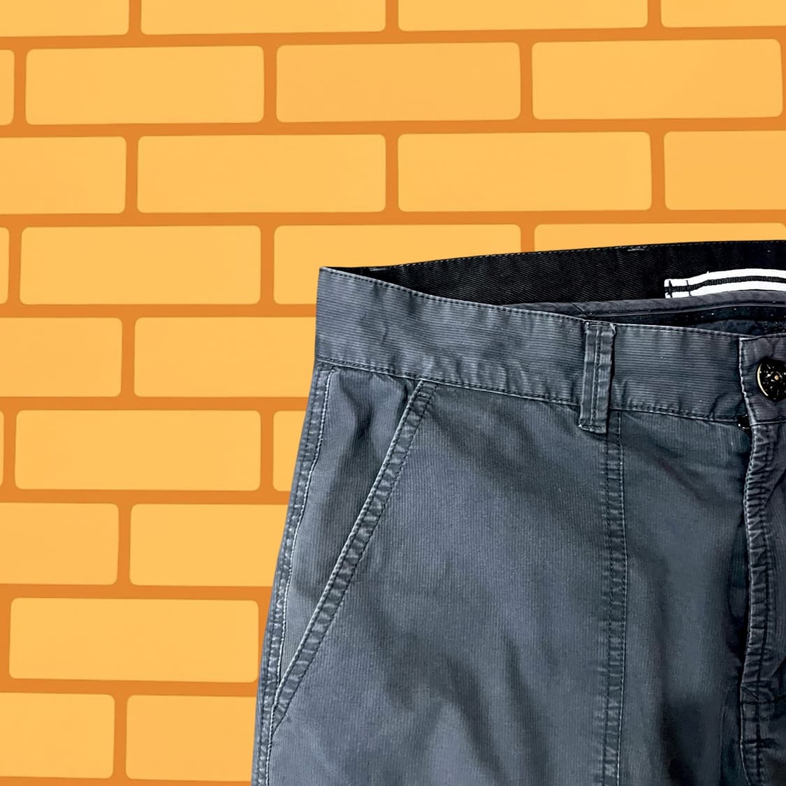 스톤아일랜드 Type SL 그레이 코튼 팬츠 (34) 상품이미지3