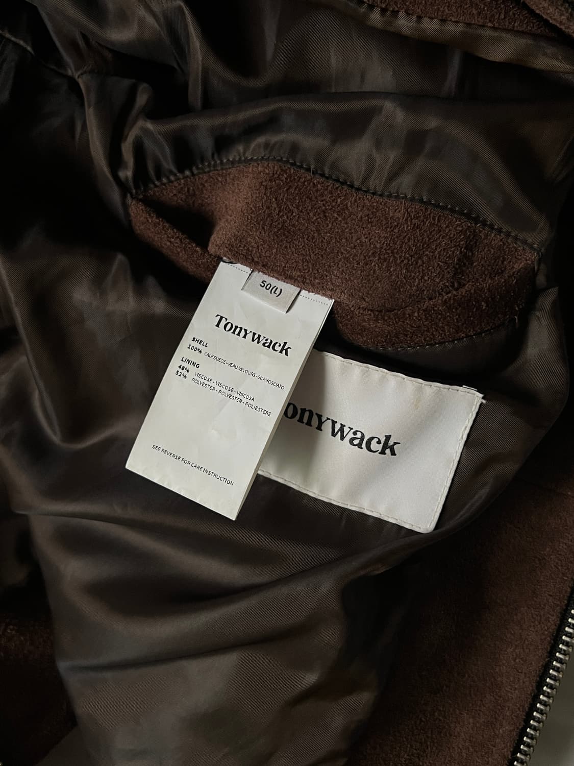 [L] 토니웩 웨스턴 스웨이드 집업 자켓 상품이미지3