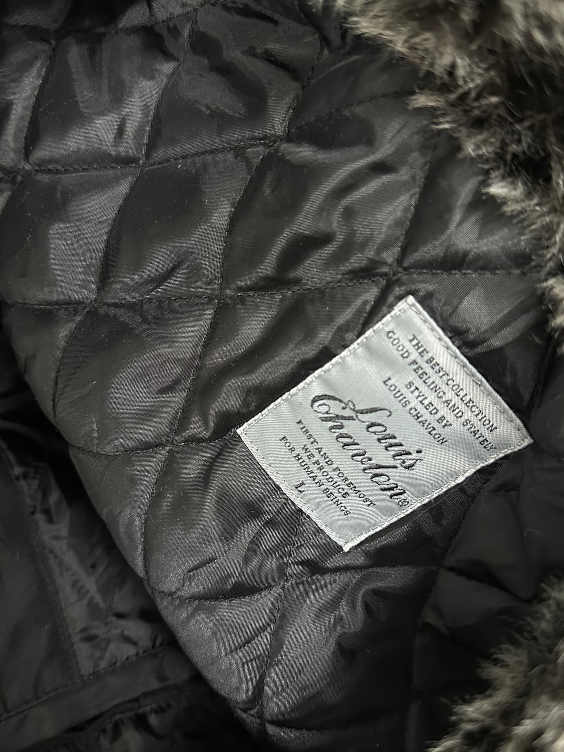 Louis Chavlon 블랙 버클 봄버 자켓 아우터 시크 펑크 퍼  상품이미지6