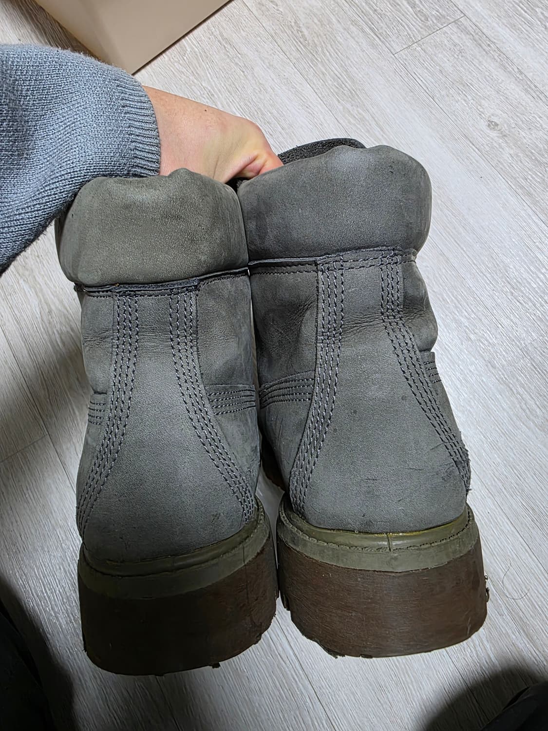 팀버랜드 6인치 워터프루프 차콜그레이(250~255) 상품이미지5