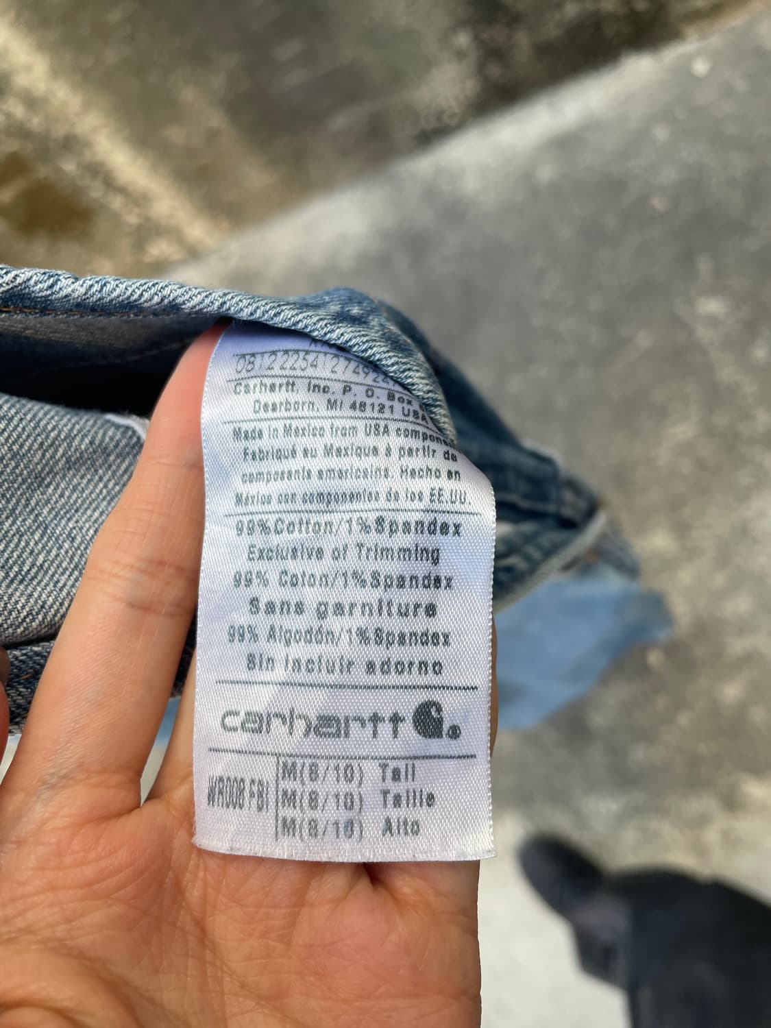 칼하트 빈티지 데님 오버롤 상품이미지10