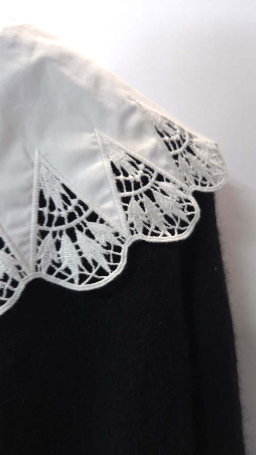 산드로 포플린 칼라 알파카 니트 탑 44 ~ 66 상품이미지8