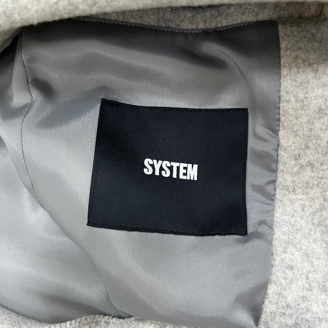 100 한섬 시스템 울 롱코트 0313M 상품이미지2