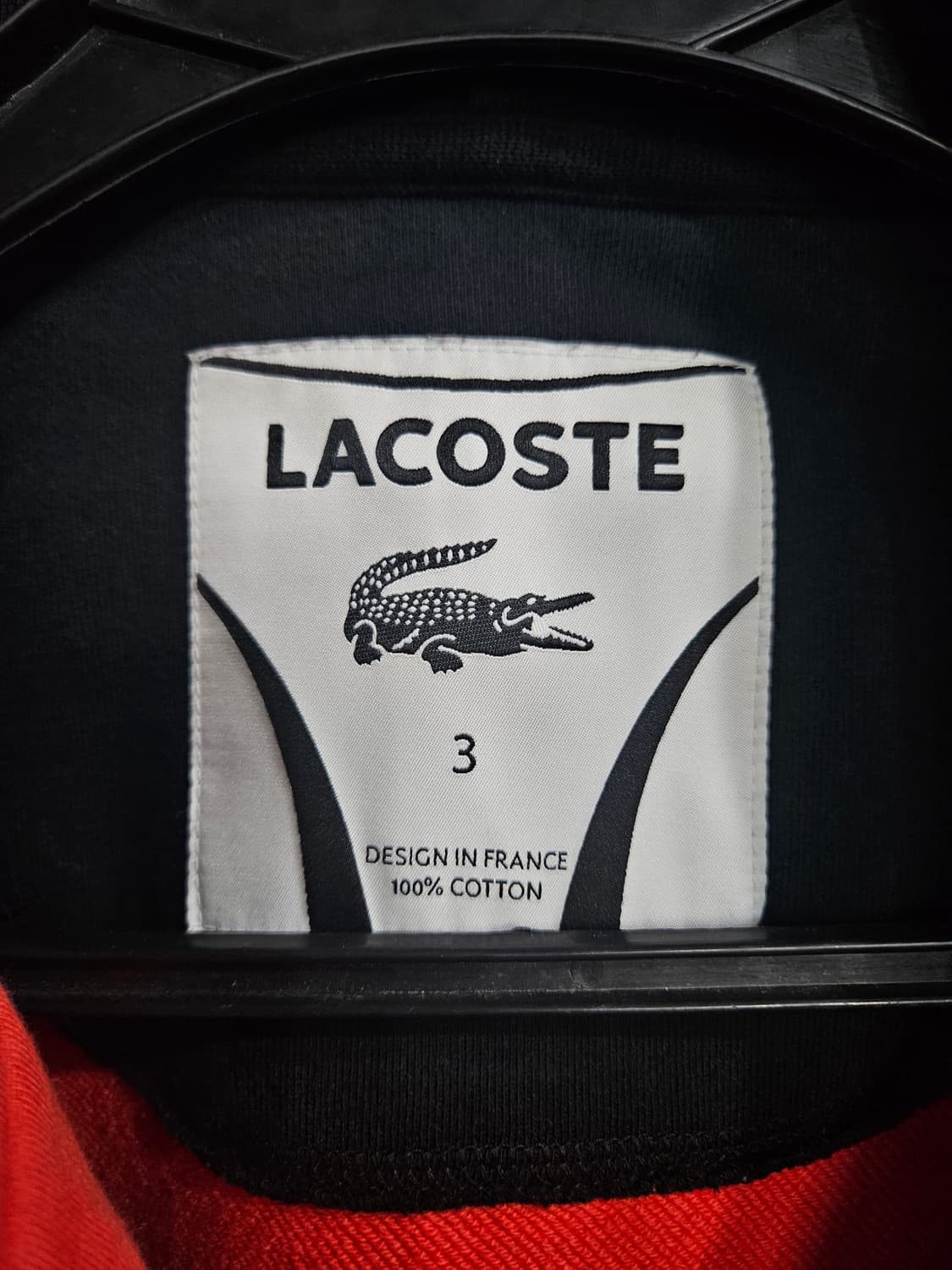 라코스테 오렌지컬러 남성 슬림핏 95 후드집업  상품이미지3