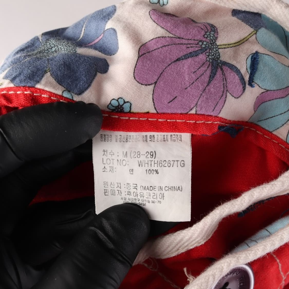 캘리포니안 드림 레드 레이스업 숏팬츠 M 상품이미지6