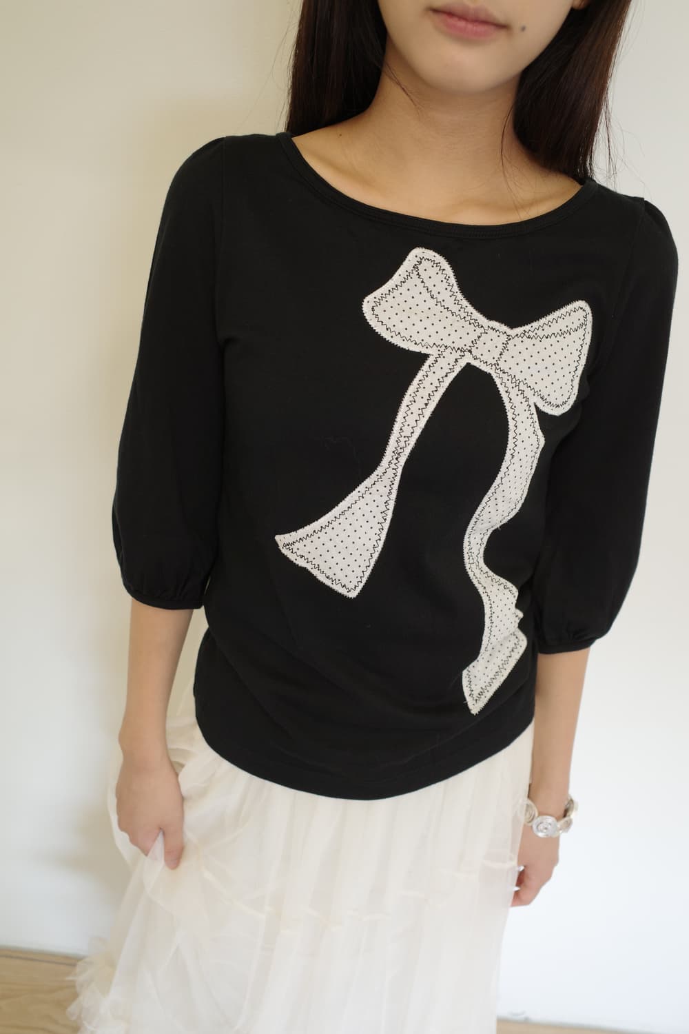 Dot Ribbon T-Shirt  상품이미지3
