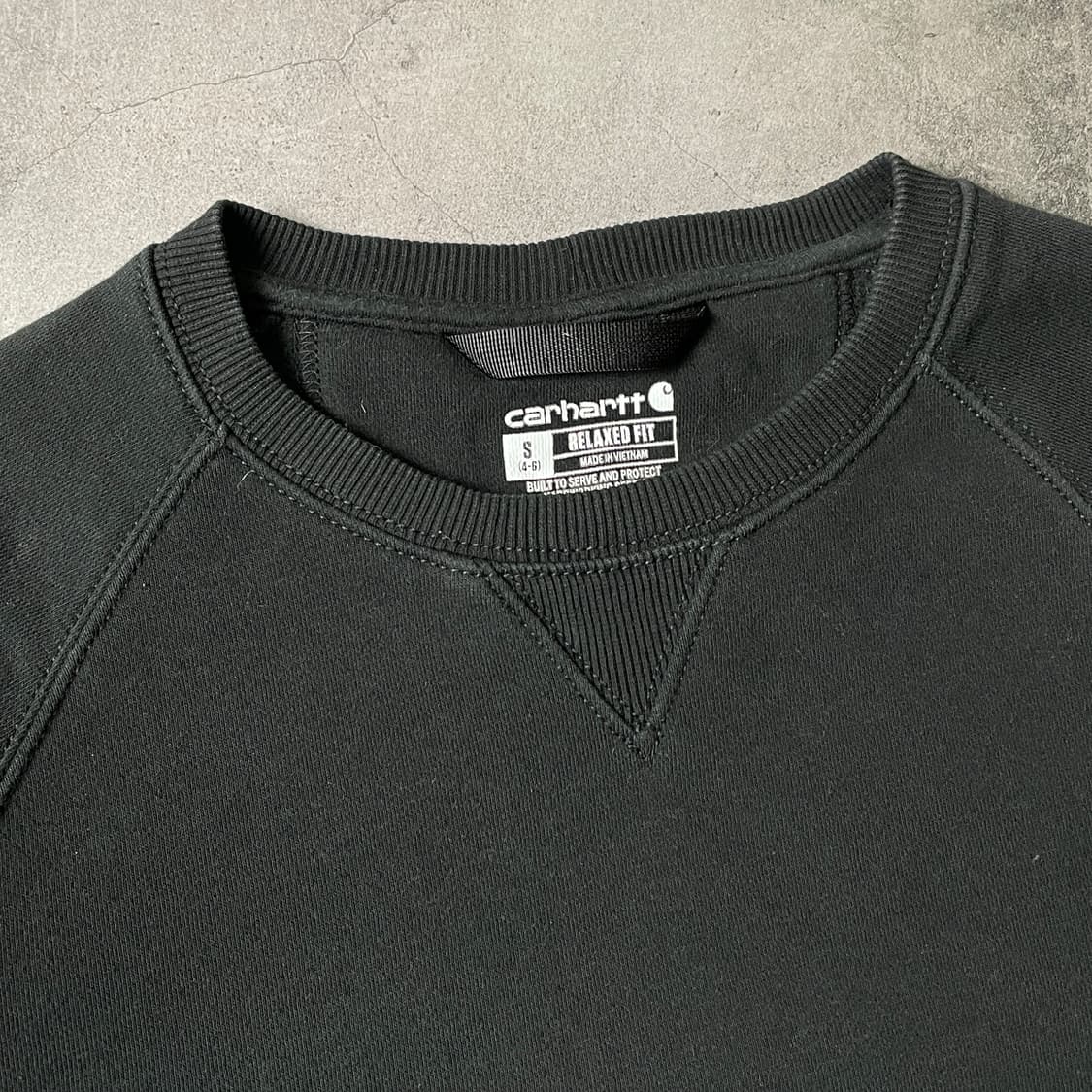 CARHARTT 칼하트 빈티지 블랙 롱 슬리브 스웨트셔츠 A00390 상품이미지2