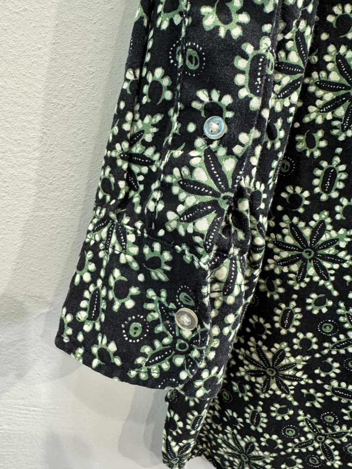 japan vintage 패턴 7부소매 린넨셔츠(레귤러핏) 상품이미지8