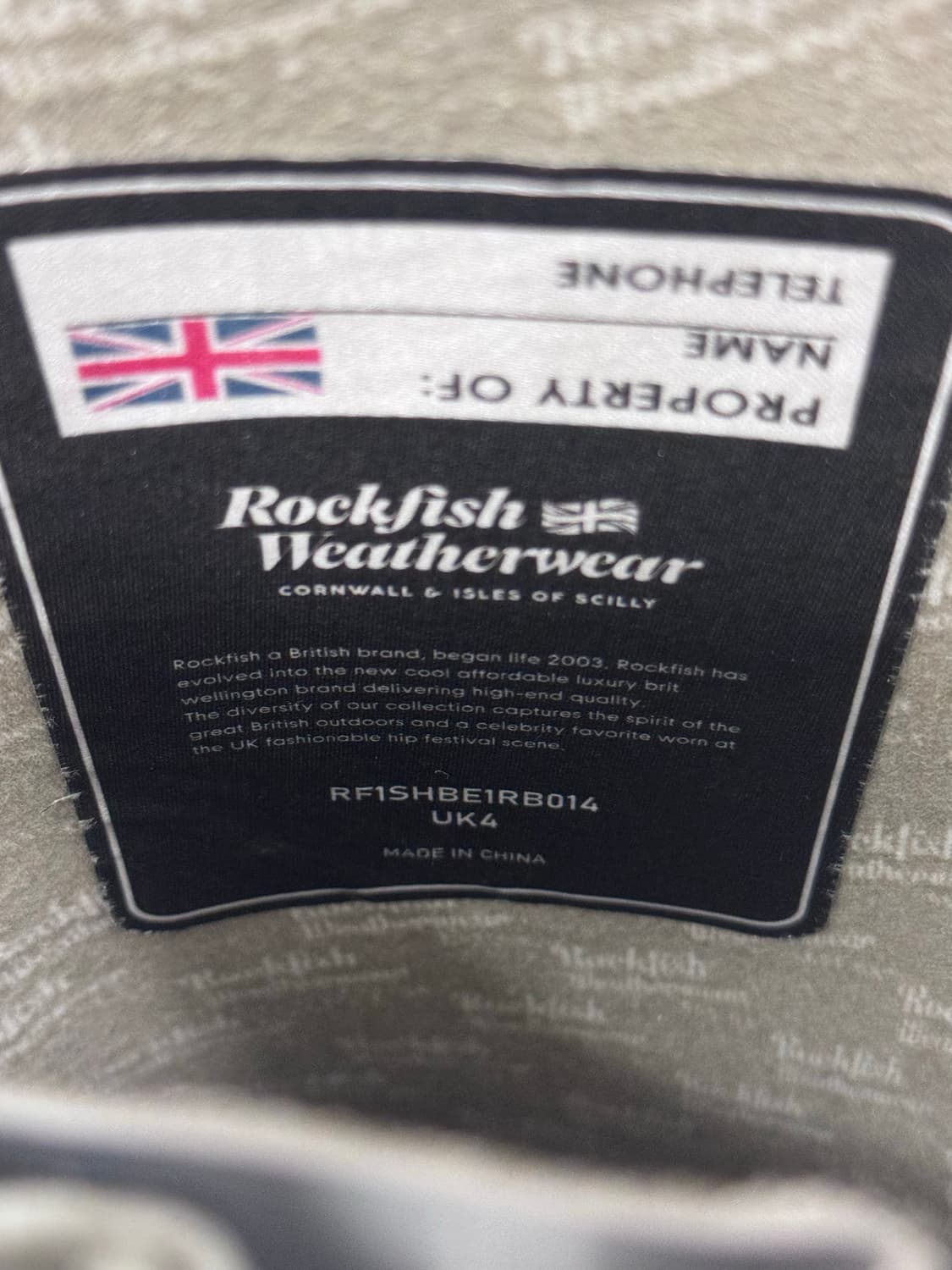 락피쉬 웨더웨어오리지널 숏 레인부츠 실버 상품이미지5