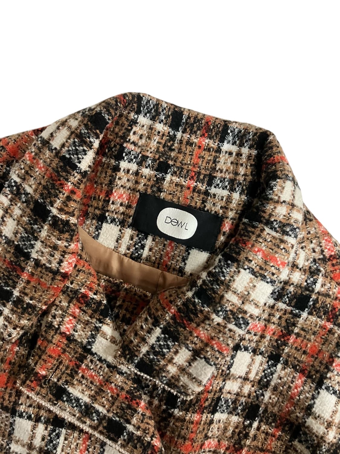 듀엘 체크 트위드 자켓 55 상품이미지3
