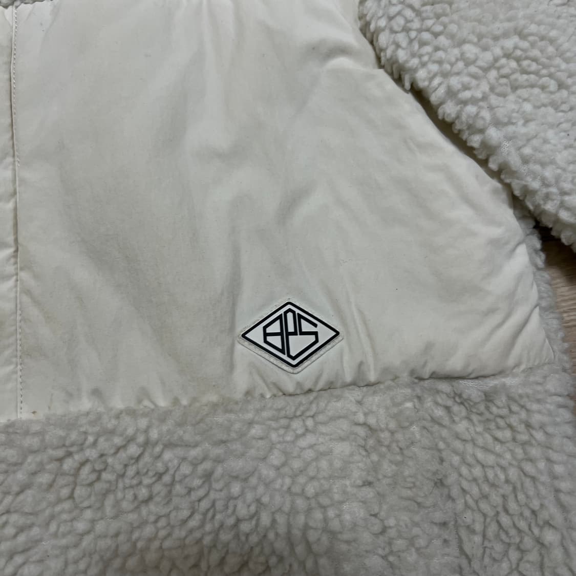 빈폴 스포츠 포켓 배색 뽀글이 후리스 자켓 [아이보리] L/100 상품이미지4