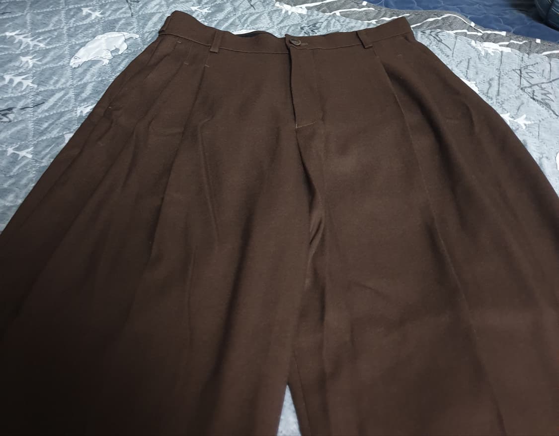 세븐셀라 투턱 사이드 어드저스터 슬랙스 브라운 (S) 상품이미지2